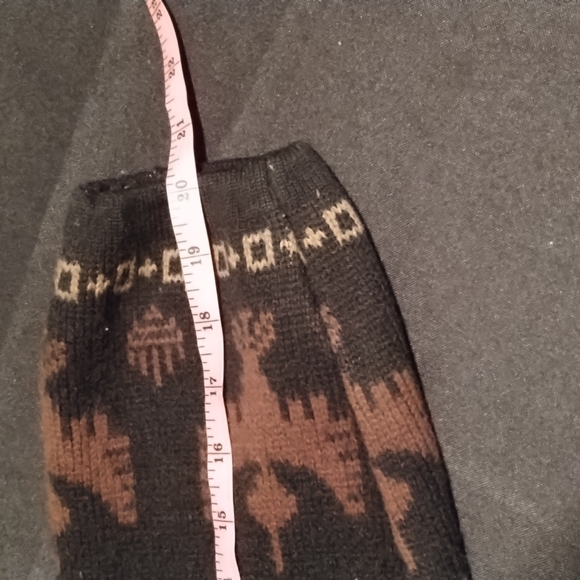 Woman's Zip up Wool Hoodie/Jacket TEJLDOS ATAHUALPA  28"Long x 25" Wide - Picture 8 of 8